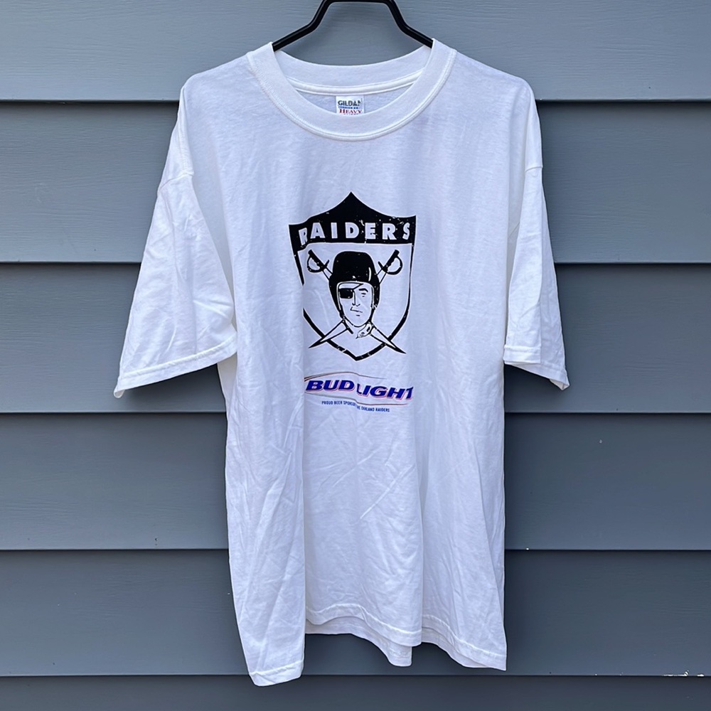 Vintage Oakland Raiders Bud Light T-Shirt